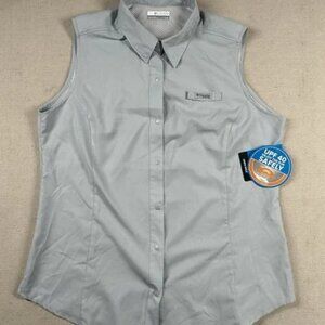 Columbia Women's Tamiami Shirt XL Gray - NWT